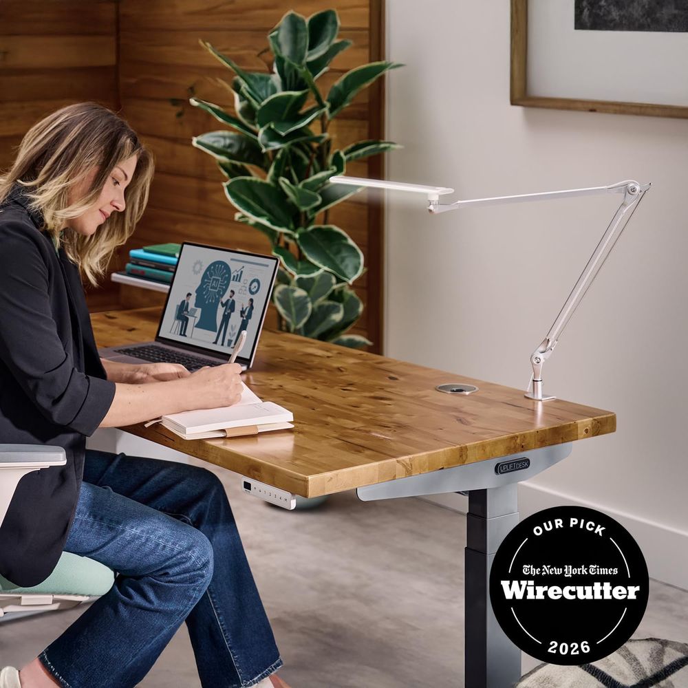 Adjustable 3-Color LED Desk La - đánh giá và giá Desk Setup Black