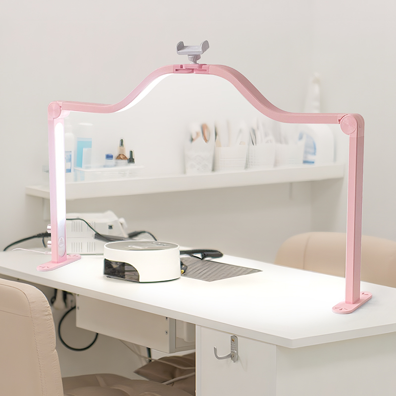 48W Half Moon Nail Lamp Double - đánh giá và giá Desk Setup Lamp