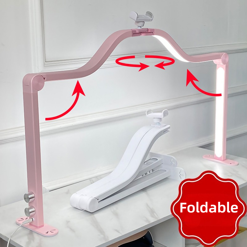 48W Half Moon Nail Lamp Double - đánh giá và giá Desk Setup Lamp