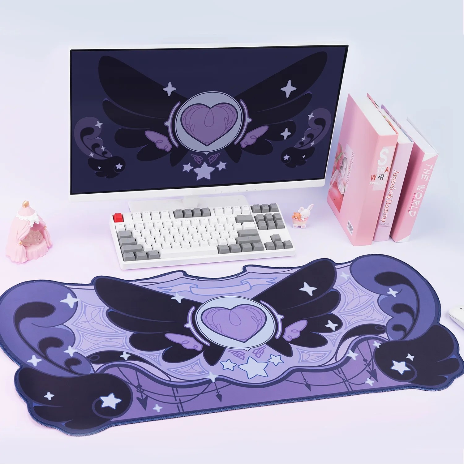 VIKAMA Mouse Pad Desk Mat Irre - đánh giá và giá Desk Setup Black