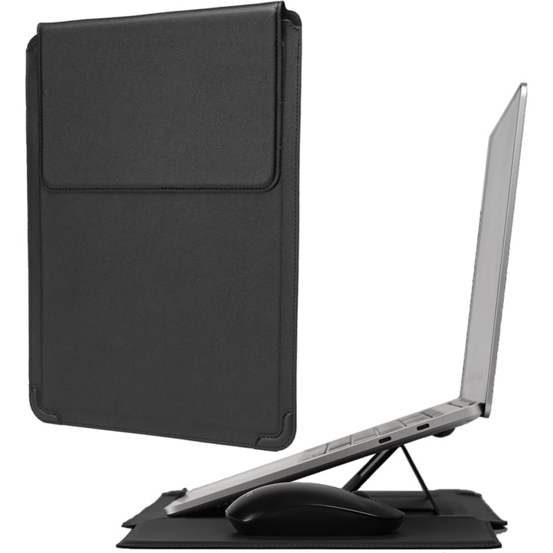 Adjustable Stand Leather Lapto - đánh giá và giá Desk Setup Mac