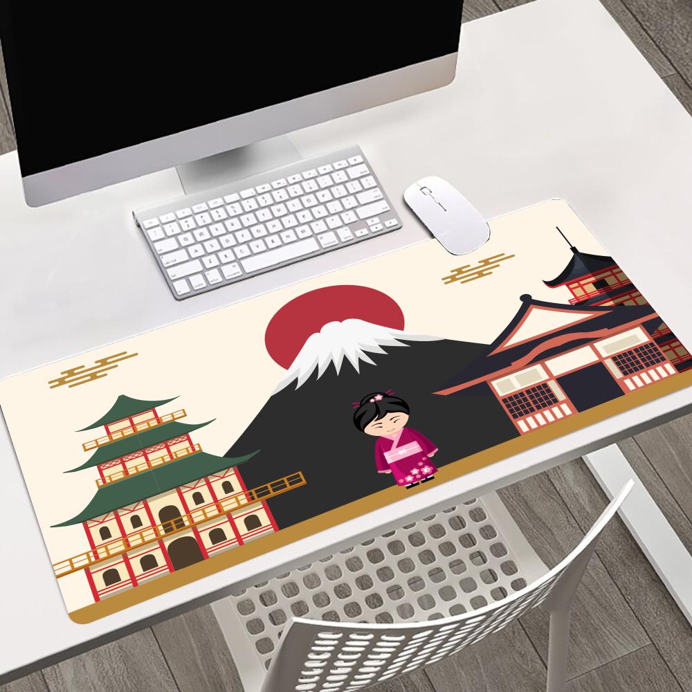 Japanese-style Mouse Pads Pc A - đánh giá và giá Desk Setup Rug