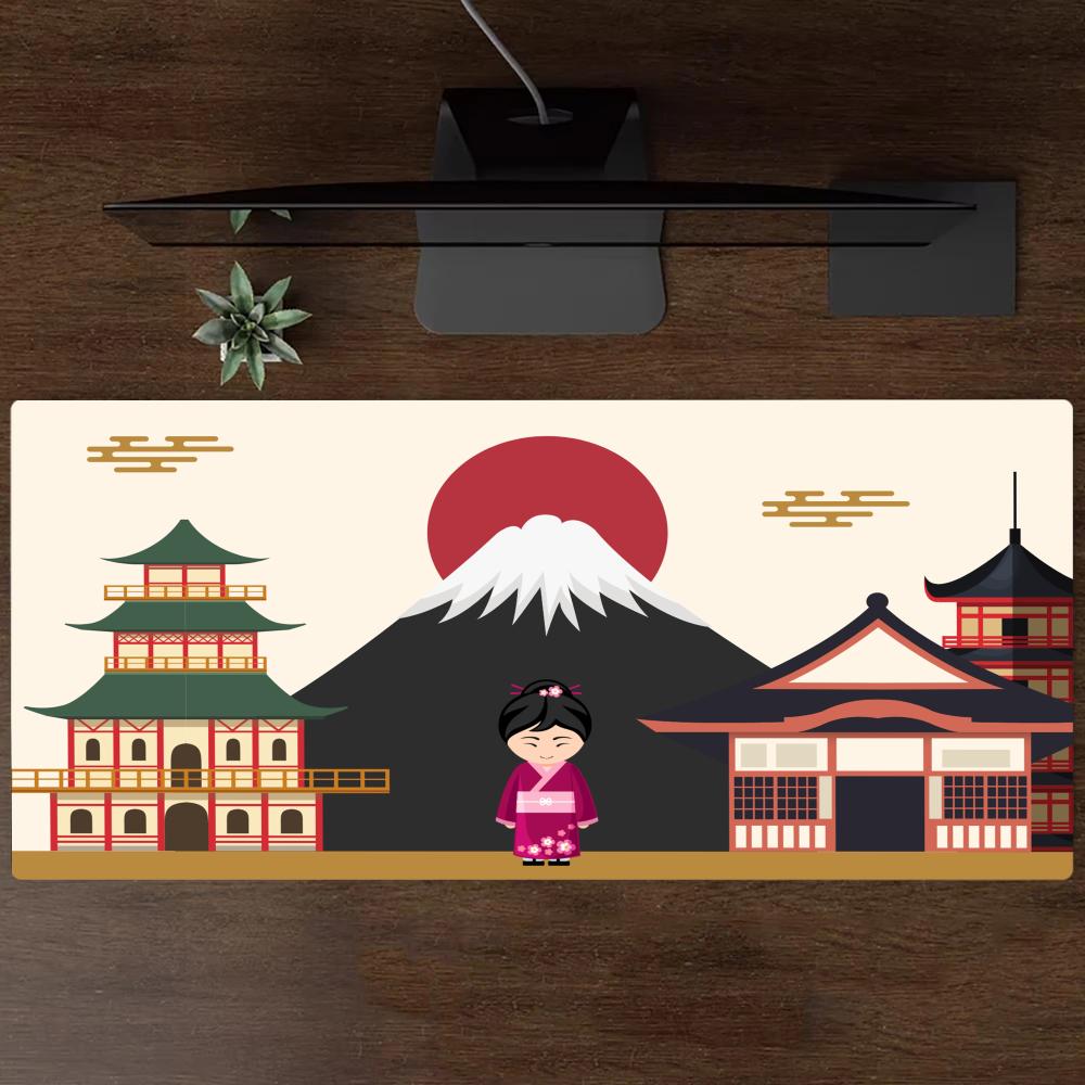 Japanese-style Mouse Pads Pc A - đánh giá và giá Desk Setup Rug