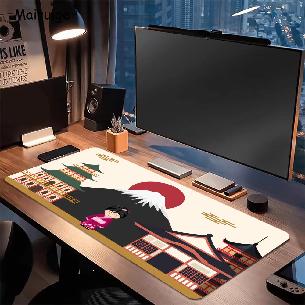 Japanese-style Mouse Pads Pc A - đánh giá và giá Desk Setup Rug