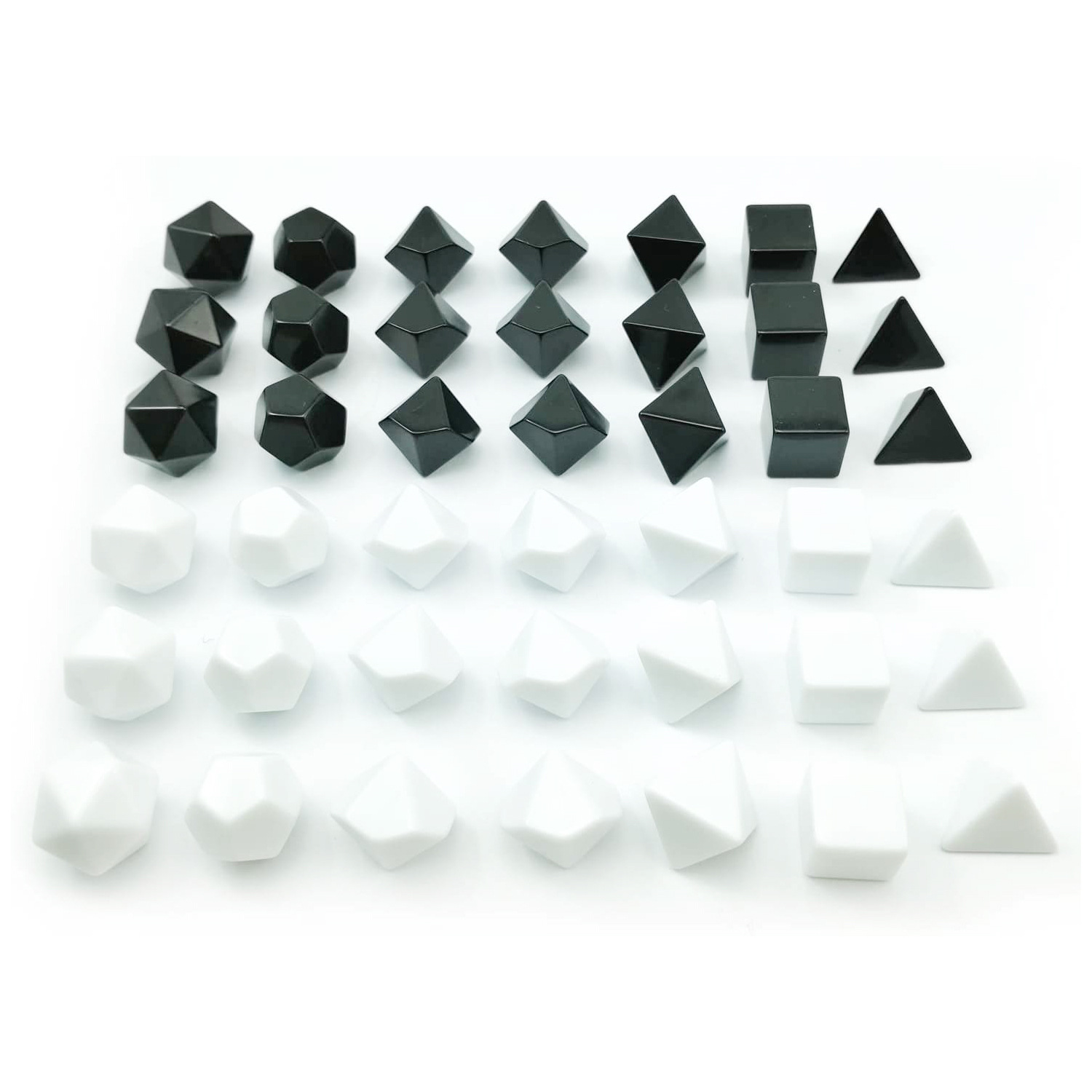 7 Pcs Set of Black White Blank - đánh giá và giá Desk Setup Black