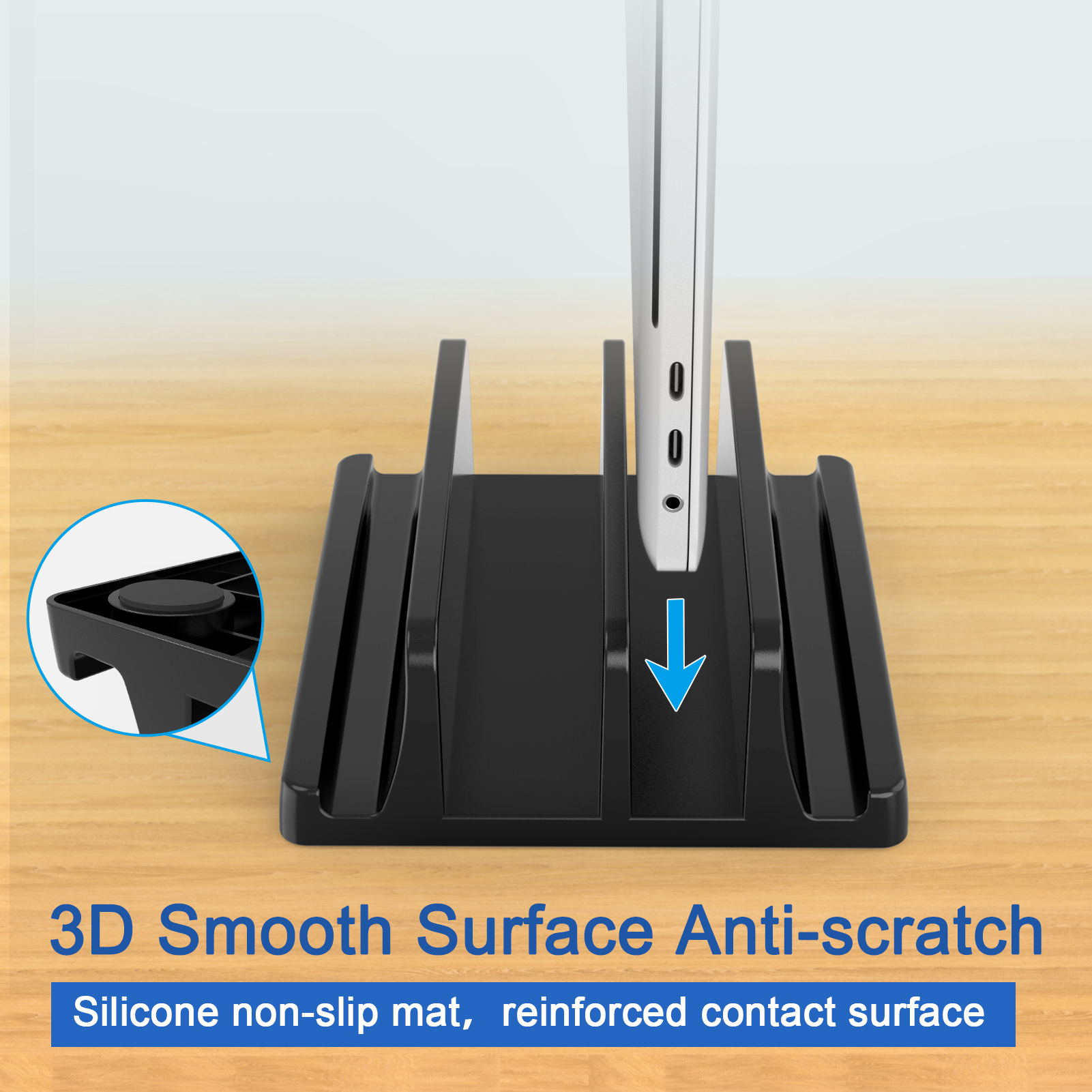 Vertical Laptop Stand for Desk - đánh giá và giá Desk Setup Mac