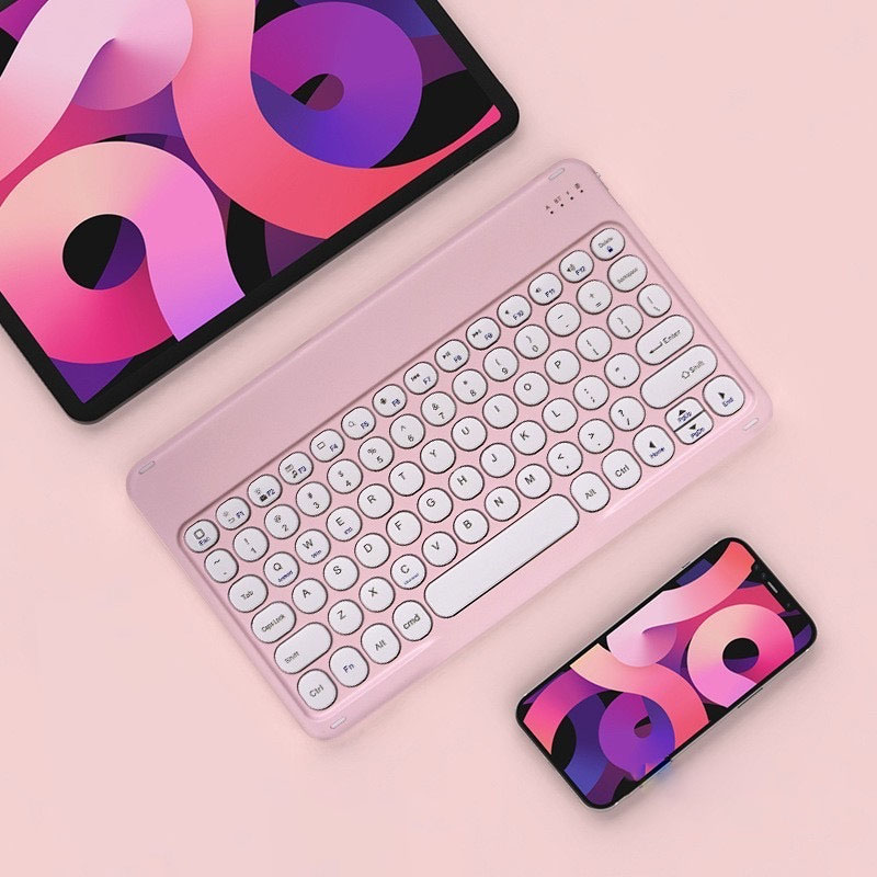 Round Hat Silent Retro Mini Wi - đánh giá và giá Desk Setup Ipad